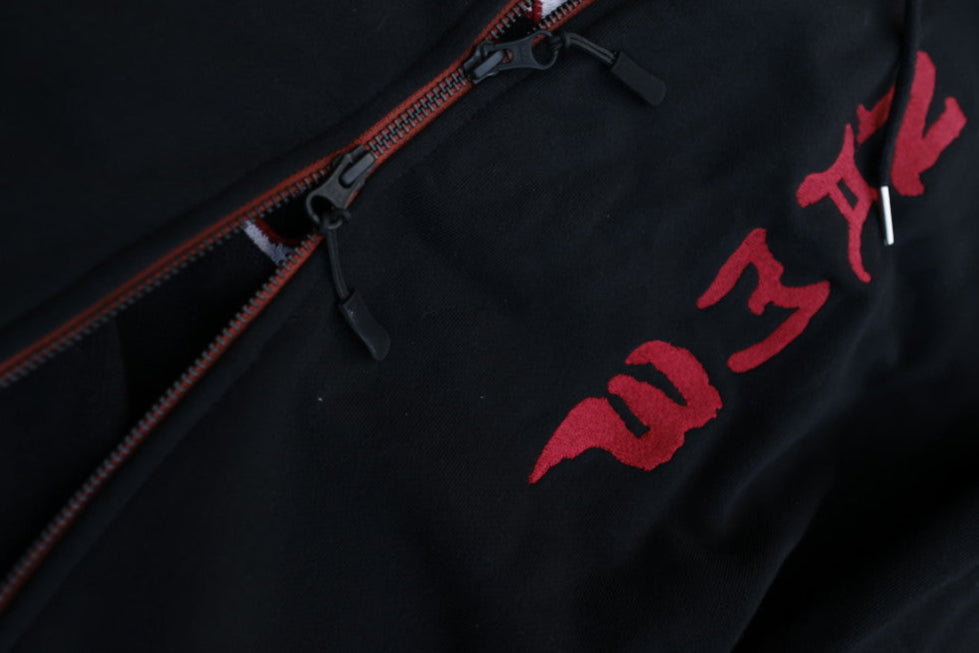 NAM3 double zip hoodie
